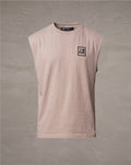 Camiseta maga corta beige clara