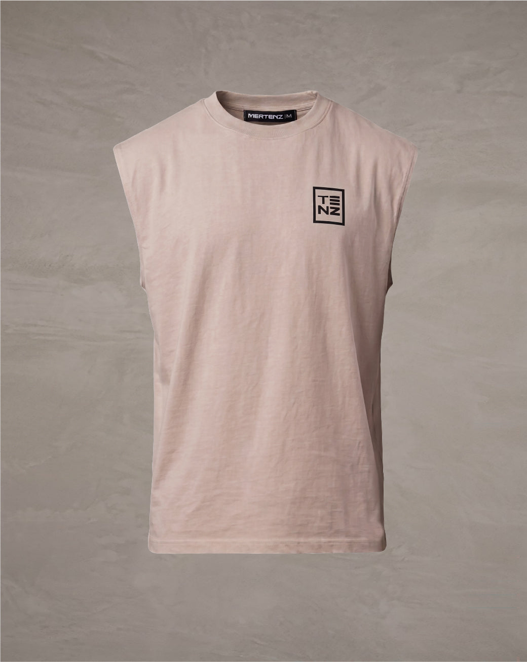 Camiseta maga corta beige clara